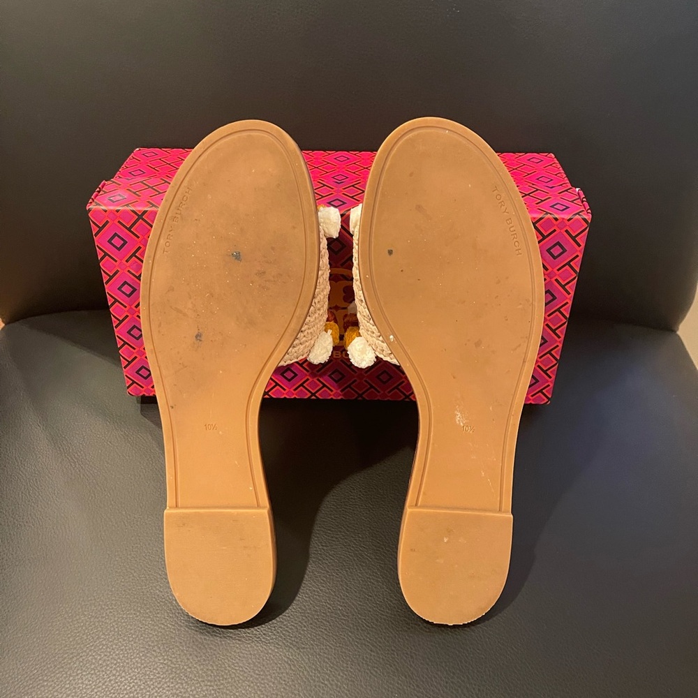 Tory Burch Everly Slide Raffia - Picture 6 of 8